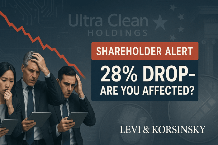 Ultra Clean Holdings, Inc. (UCTT) Securities Class Action Lawsuit Update [April 30, 2025]