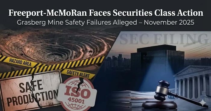 Freeport-McMoRan Inc. (FCX) Securities Lawsuit Update [November 26, 2025]