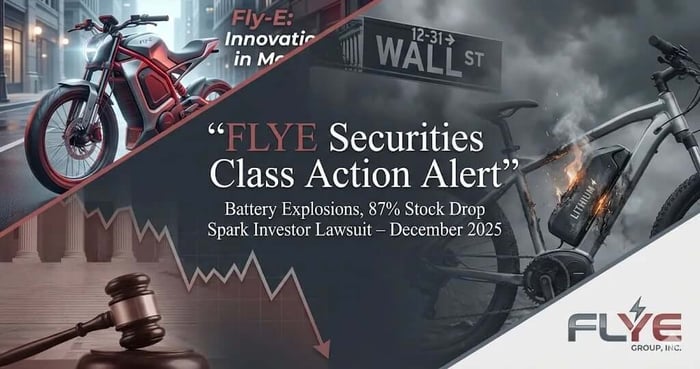 Fly-E Group, Inc. (FLYE) Securities Class Action Lawsuit Update [December 4, 2025]