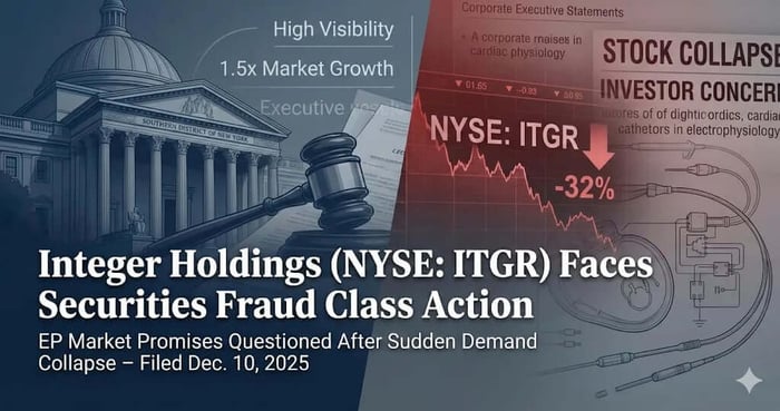 Integer Holdings Corporation (ITGR) Securities Class Action Lawsuit Update [December 17, 2025]