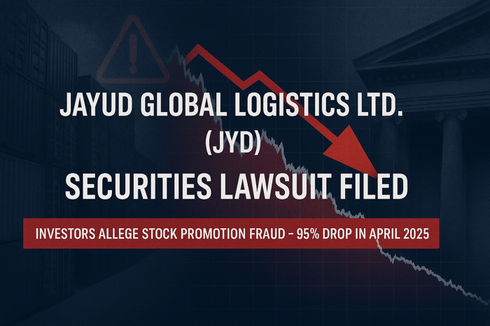 Jayud Global Logistics Limited (JYD) Securities Class Action Lawsuit Filed [December 1, 2025]