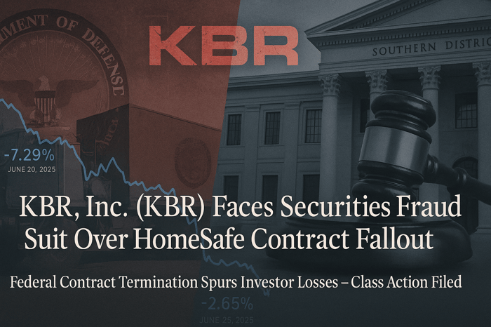 KBR, Inc. (KBR) Securities Class Action Lawsuit Filed [October 16, 2025]