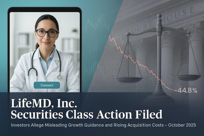 LifeMD, Inc. (LFMD) Securities Class Action Lawsuit Update [October 9, 2025]