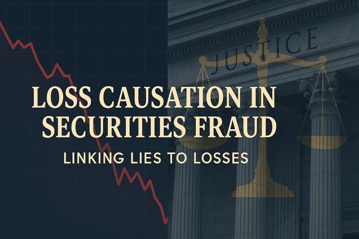 What Is Loss Causation—and Why It Matters for Damages in Securities Fraud