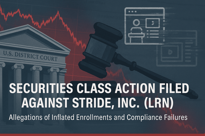 Stride, Inc. (LRN) Securities Class Action Lawsuit Filed [November 17, 2025]