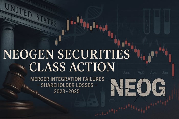 Neogen Corporation (NEOG) Securities Class Action Lawsuit Update [August 26, 2025]