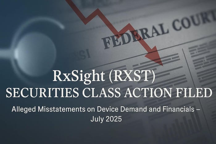 RxSight, Inc. (RXST) Securities Class Action Lawsuit Update [September 03, 2025]