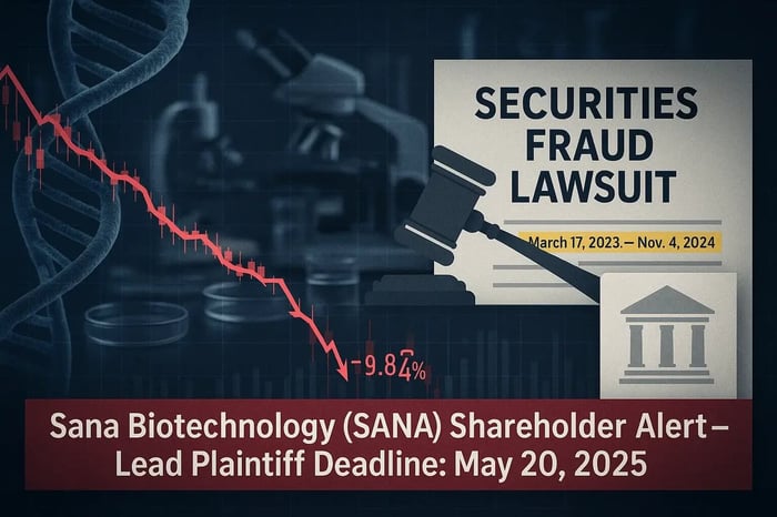Sana Biotechnology, Inc. (SANA) Securities Class Action Lawsuit Update [April 21, 2025]