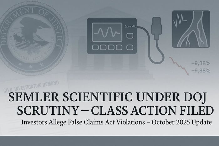 Semler Scientific, Inc. (SMLR) Securities Class Action Lawsuit [October 9, 2025]