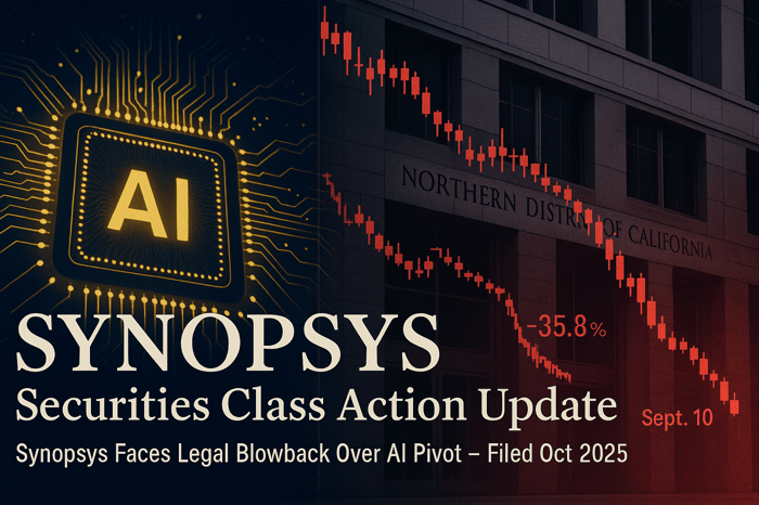 Synopsys, Inc. (SNPS) Securities Class Action Lawsuit Update [November 11, 2025]