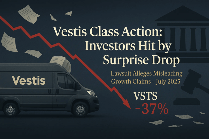 Vestis Corporation (VSTS) Securities Class Action Lawsuit Update