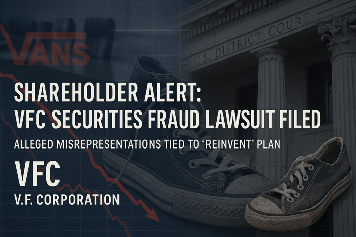 V.F. Corporation (VFC) Securities Class Action Lawsuit Filed [October 13, 2025]