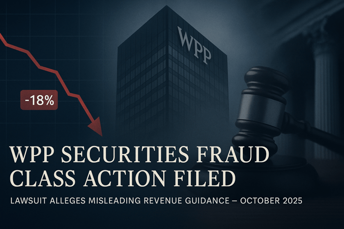 WPP PLC (WPP) Securities Class Action Lawsuit Filed [October 23, 2025]