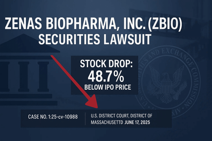 Zenas Biopharma, Inc.  (ZBIO) Securities Class Action Lawsuit Update [May 17, 2025]