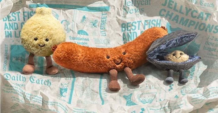  Amuseables Fish & Chips ぬいぐるみ Food review: Fish & Chips Experience