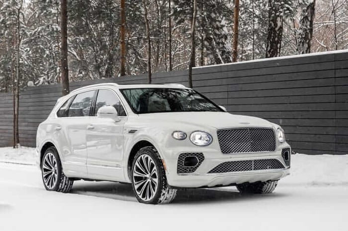 The reigning king: The Bentayga dominates the market for Bentley's best-selling SUVs
