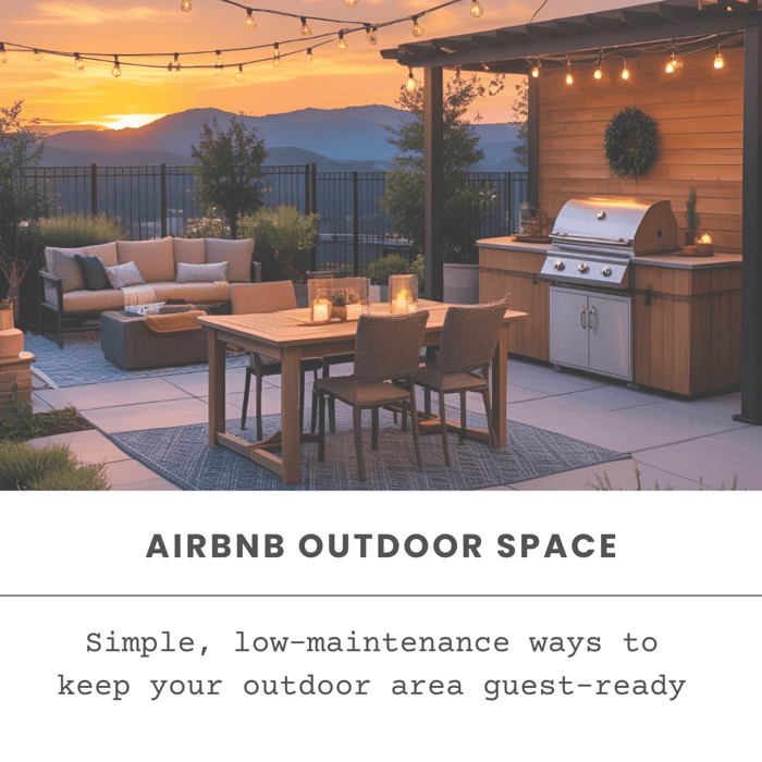 Is Your Airbnb Outdoor Space Ready for the Long Weekend?