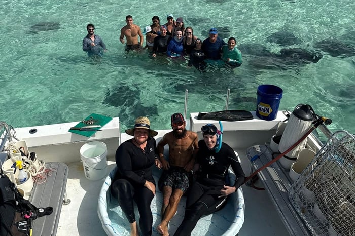 Guy Harvey's 23-Year Stingray Census Team