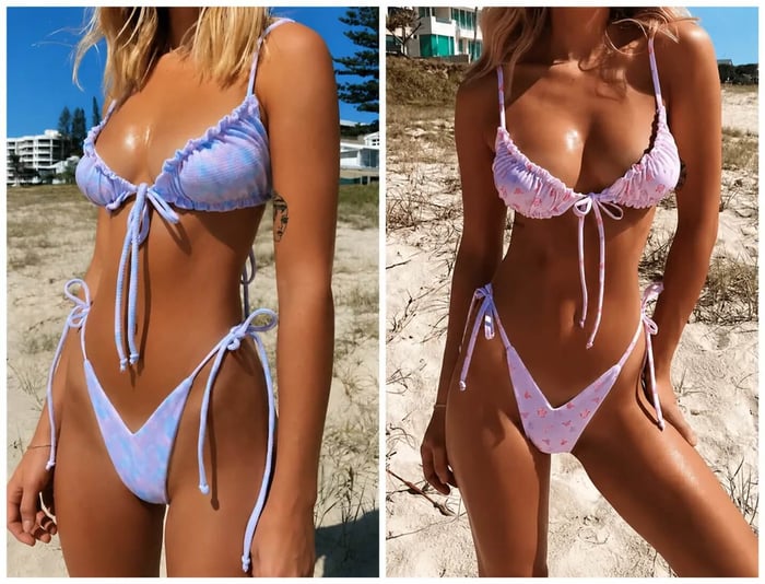 Best Bikini Styles for Wide Hips featuring a flattering bikini style