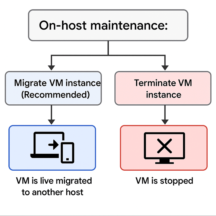 Google Compute Engine Settings: On-Host Maintenance