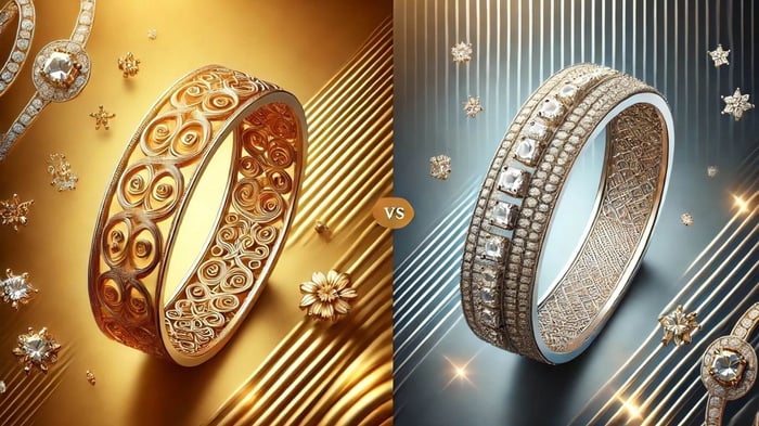 Yellow Gold vs. White Gold: A Comprehensive Comparison