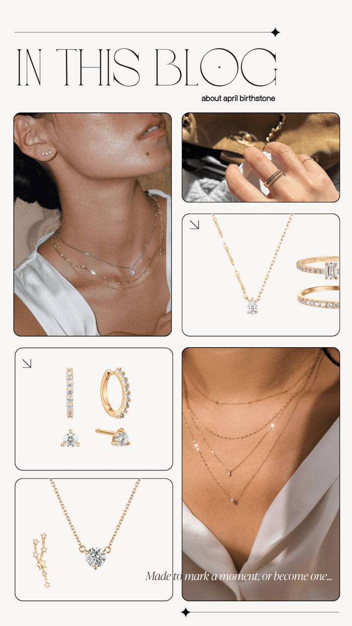 Diamond guide april birthstone