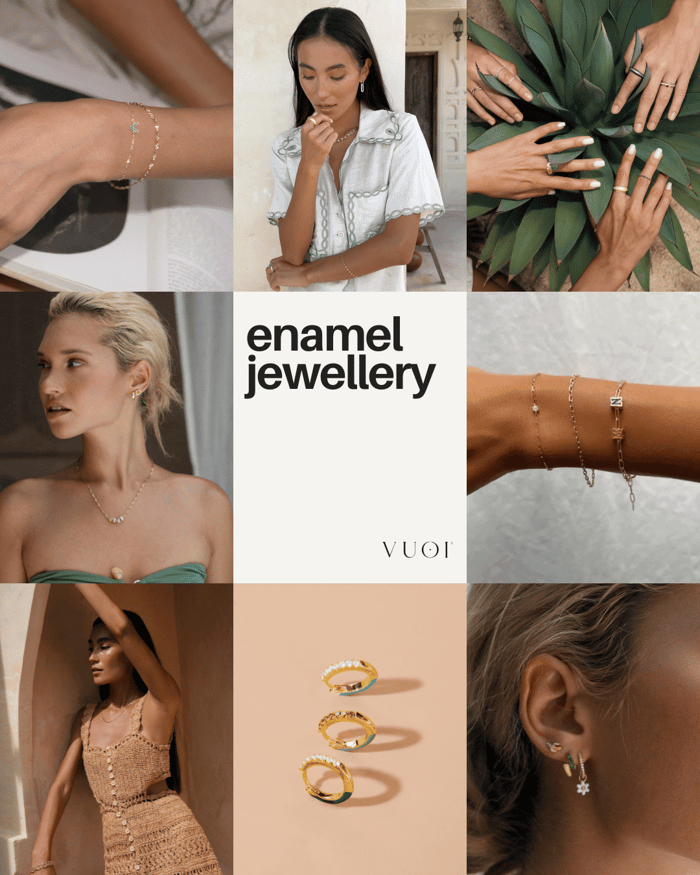 enamel jewellery dainty