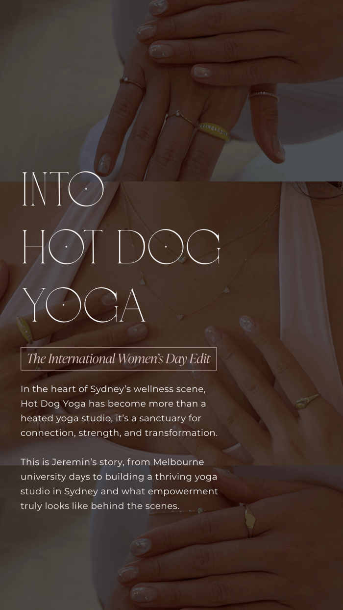 From Melbourne Mat to Sydney Heat: Jeremin of Hot Dog Yoga on Community, Motherhood & Modern Empowerment