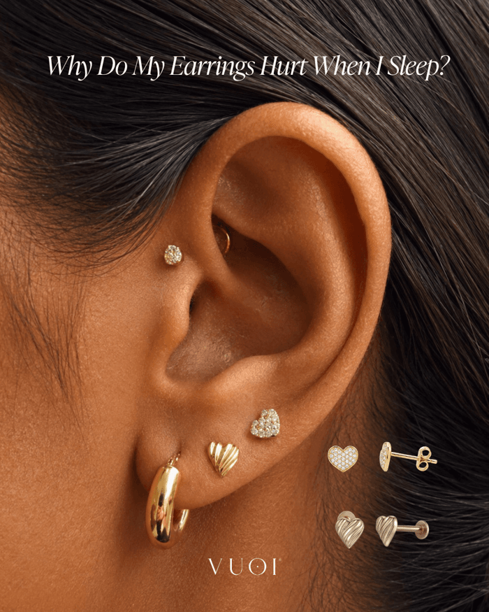 why do my earrings hurt when i sleep