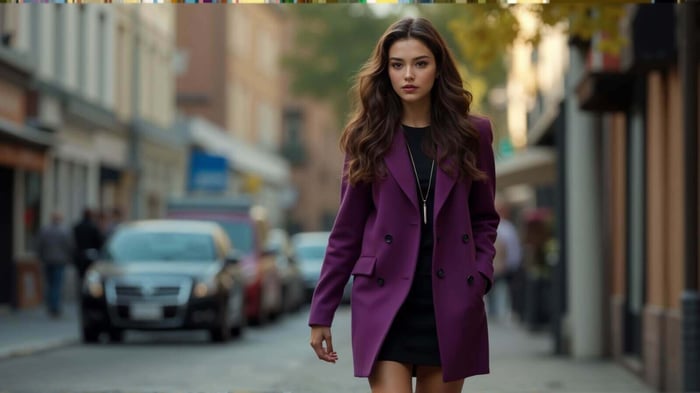 Purple colour tops for women – Vespera The Label sustainable fashion