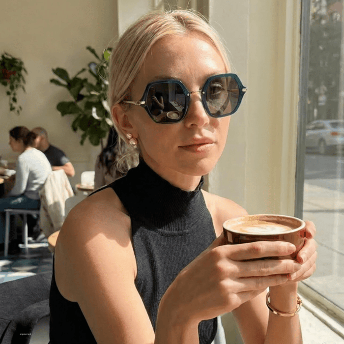 Japanese handcrafted sunglasses by ANEA HILL, the Chateau frame in Italian cellulose acetate