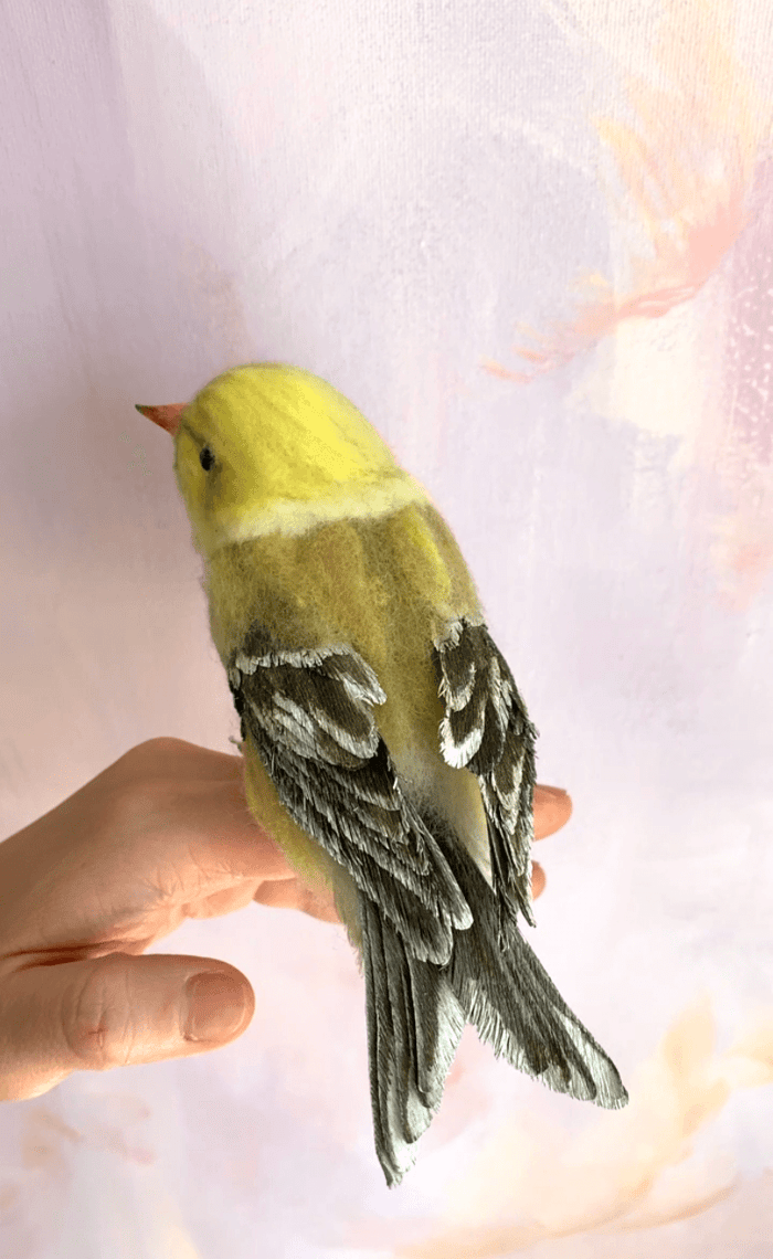 Designing a Paper Bird Sculpture Template for My Wool and Paper Birds