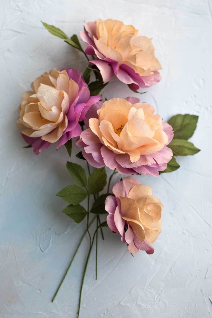 Crepe Paper Distant Drums Rose Online Course Launched!