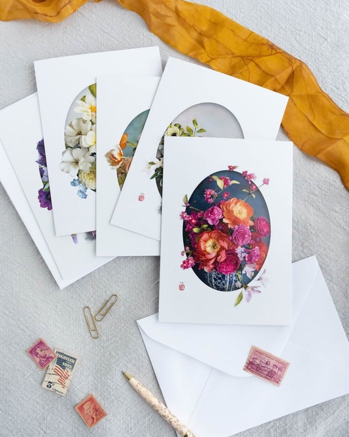 Finding the Right Printer for My Paper Flower Art Notecards