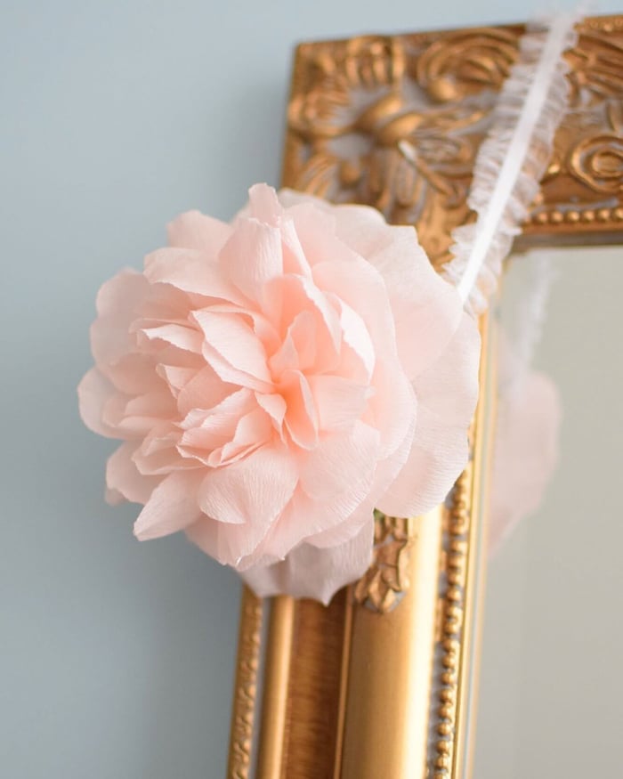 Paper Flower Baby Headband for Celebrations