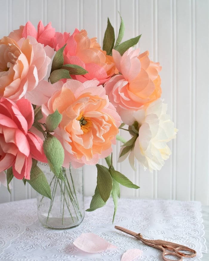 Paper Flower Workshop at Aurora Cultural Centre