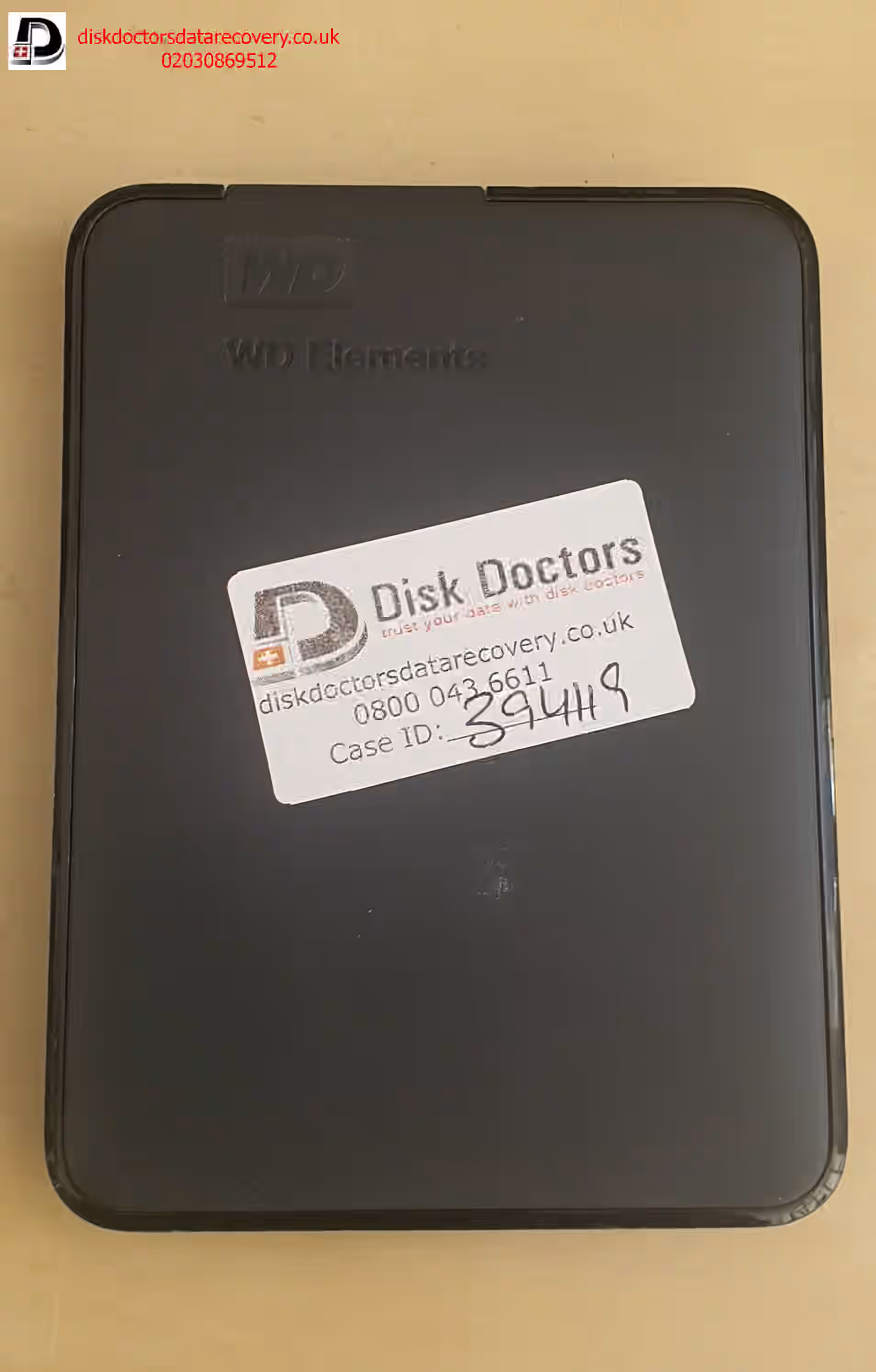 Western Digital 2TB USB Elements data recovery