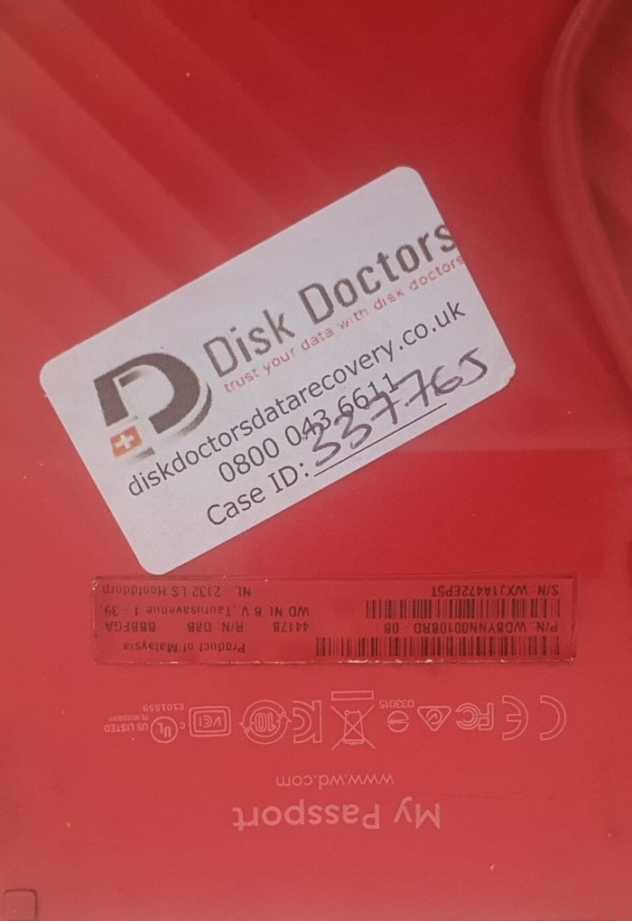 Western Digital My Passport 1TB Data Recovery