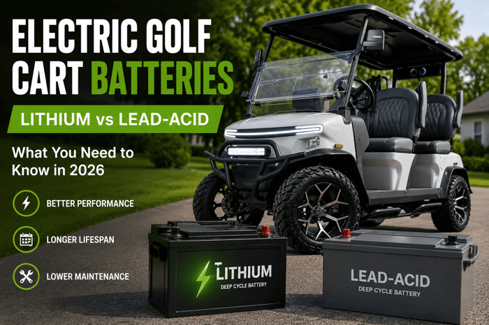 Electric Golf Cart Batteries: Complete 2026 Buyer’s Guide