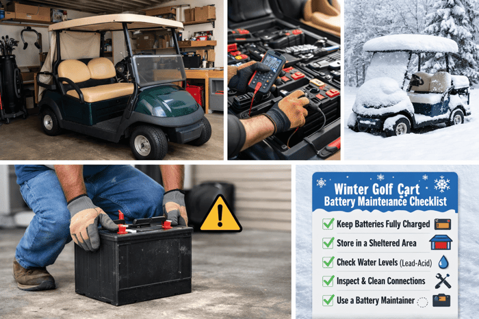 golf cart battery winter maintenance