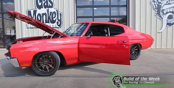 Alan Miller’s Red Chevelle Featured by Gas Monkey