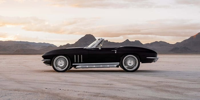 Big Kid Customs’ Blacked-Out C2 Corvette on a Speedtech EXTREME IRS Chassis
