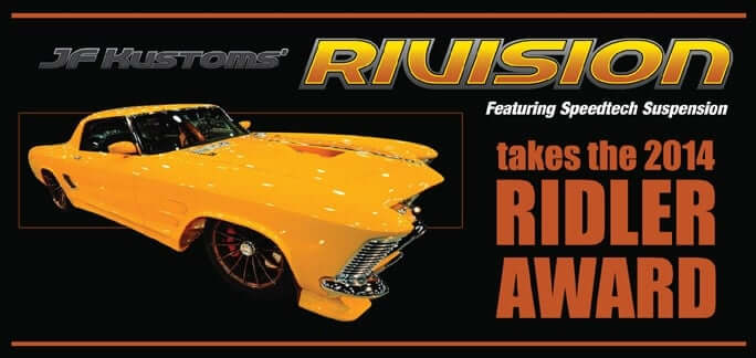 Speedtech Suspension Equiped “Rivision” Takes Ridler Award!