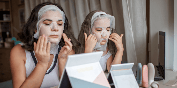 Homemade skin care for kids using simple DIY skincare recipes for tweens