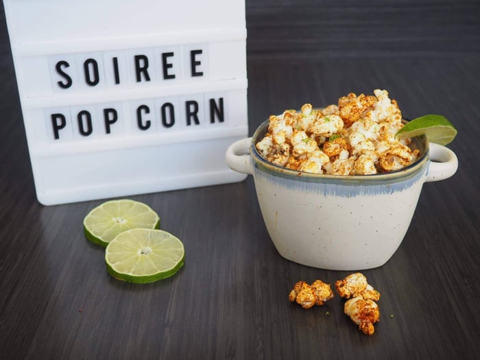 Pop Corn Mélange Coupe Faim Chili et Lime