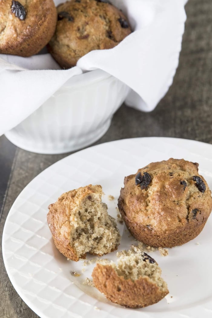 Muffins Coupe Faim oranges et canneberges