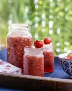 Slush matcha daiquiri aux fraises