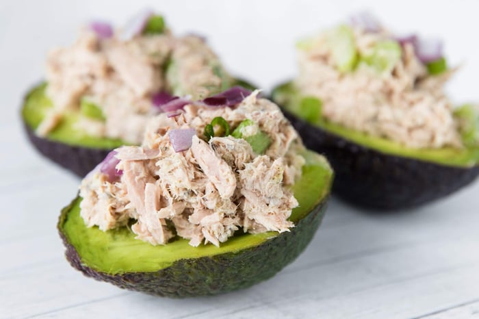 Avocats farcis au thon