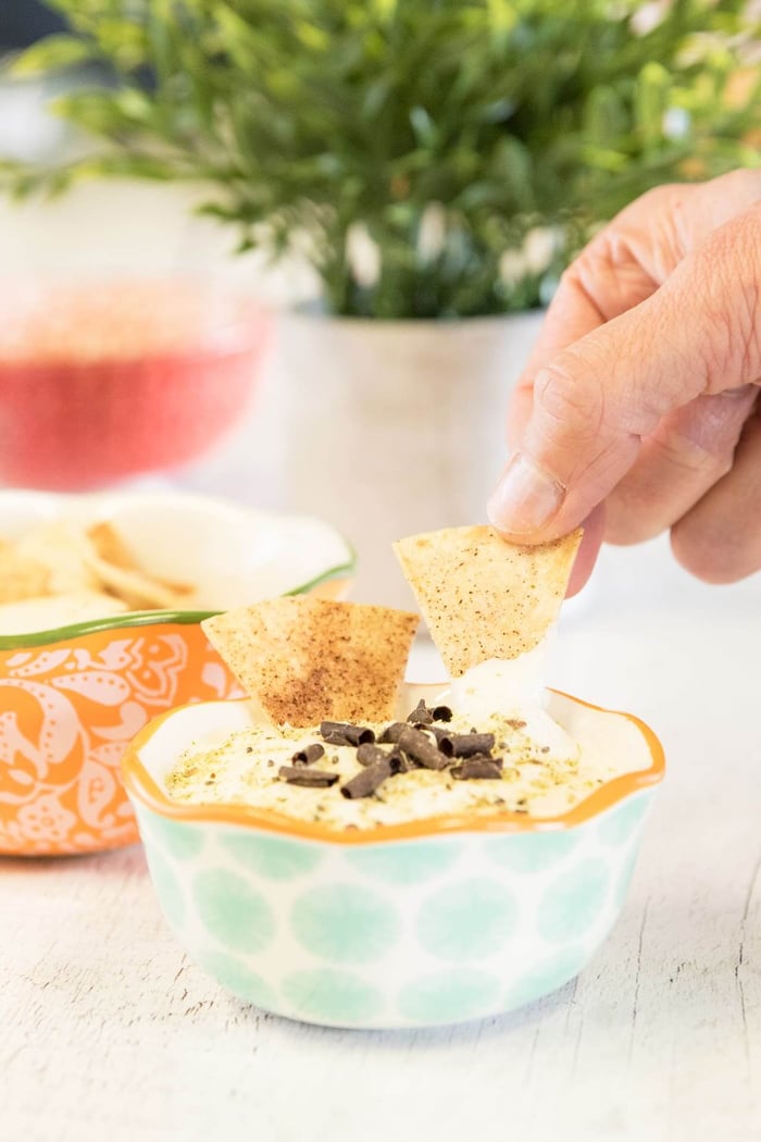 Bouchées de Churros et sa trempette sucrée