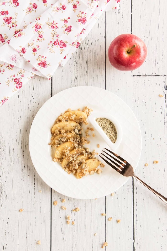 Croustade aux pommes chaudes